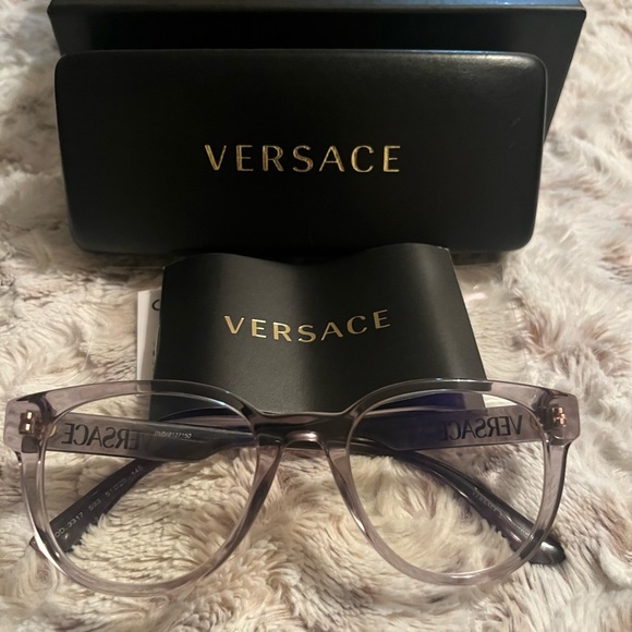 Authentic Versace Full Inclusion Eyeglasses EUC - Picture 2 of 12